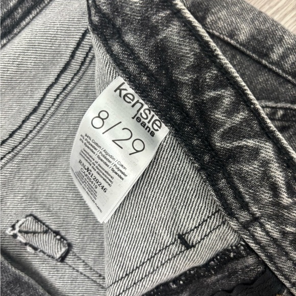 Kensie Vintageluxe Charcoal Flare Jeans - Picture 2 of 5